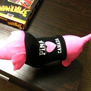Victoria's secret pink Canada hoodie dog